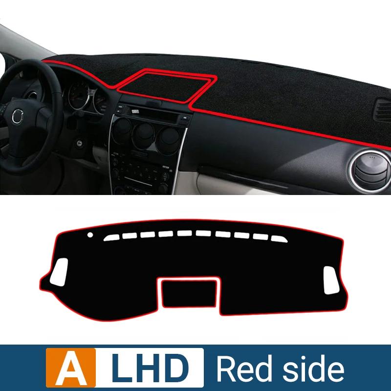 Car Dashboard Cover Avoid Light Pad Sun Shade Case Anti-UV Carpets Non-Slip Mats For Mazda 6 GG 2002 2003 2004 2005 2006 2007
