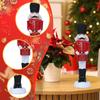 Christmas Nutcracker Figure Christmas Decoration Xmas Ornament Sculpture for Living Room