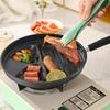Wow Oh Non-Stick Maifan Stone Frying Pan with Four Sections for Eggs and Burgers