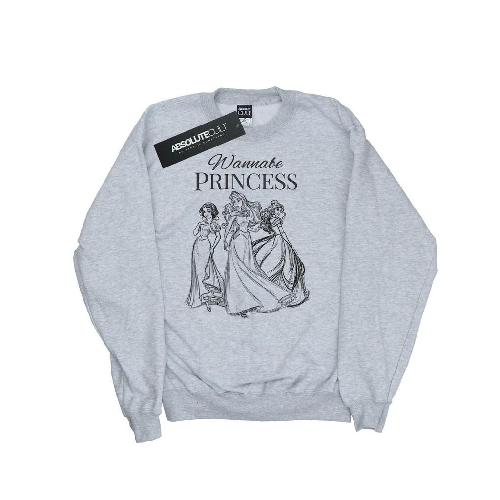 Disney Princess Womens/Ladies Wannabe Princess Sweatshirt