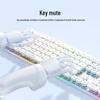 Langtu L1 Tri-Mode Silent Membrane Keyboard with RGB Backlight
