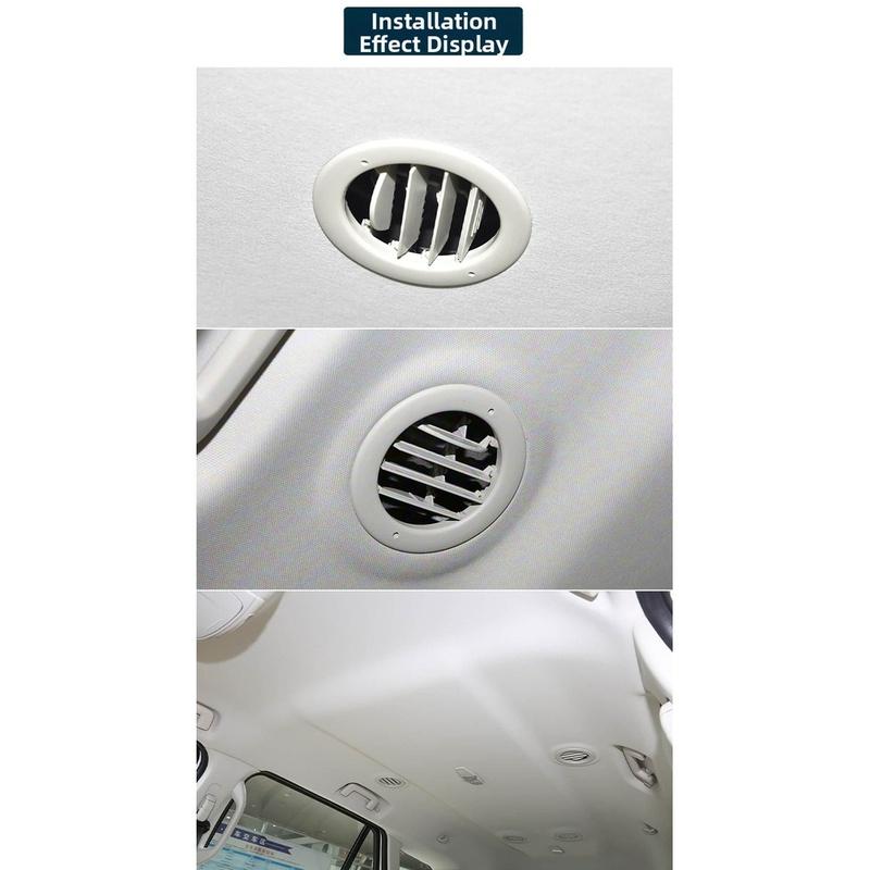 Air Vent Ventilation Opening Roof Air Vent Grille ABS PC Ventilation Outlet For V348 V362 FOR T6 12*12*4cm Roof Louver Vent