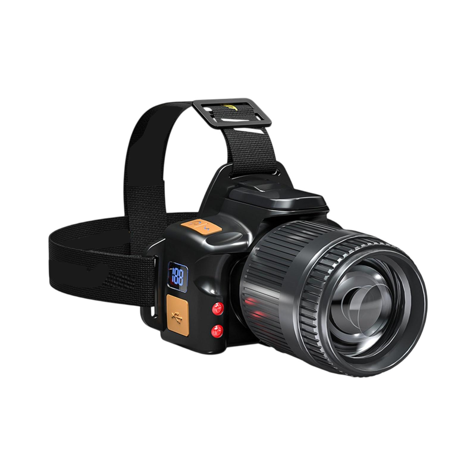 

Outdoor High-Intensity Intelligent Headlamp, Multi-Functional Head-Mounted Lamp for Night Fishing, Cave Exploration & Mining One Size