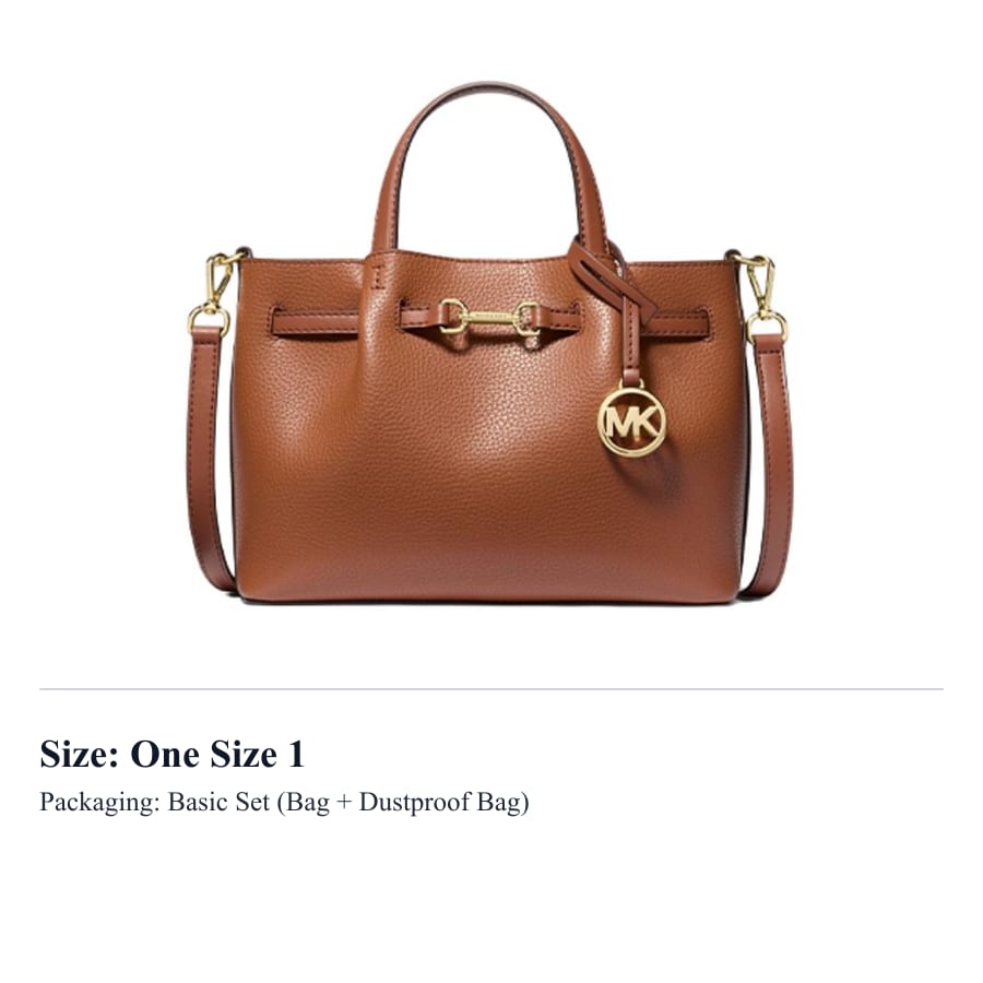 MICHAEL KORS Carson Cow Leather Handbag
