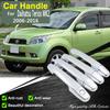 For Daihatsu Terios MK2 Be Go Rush J200 F700 2006~2016Chrome Door Handle Cover Accessories Stickers Trim Decorative Catch
