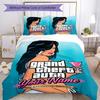 Grand Theft Auto Customize Text Bed Linens Design for Bedrooms Wrinkle Resistant Home Decor Perfect Gift for Valentine’s Wedding Birthday