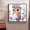 New Arrival 5D DIY Full Circle Diamond Painting "Painted Owl" Embroidery Cross Stitch Home Decor Gift