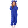 Kids Warm Double-Sided One-Piece Pajamas Jumpsuit Loungewear for Boys and Girls