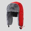 Cold Winter Casual Men Plush Lining Russian Ski Snowboarding Warm Hat with Earmuffs