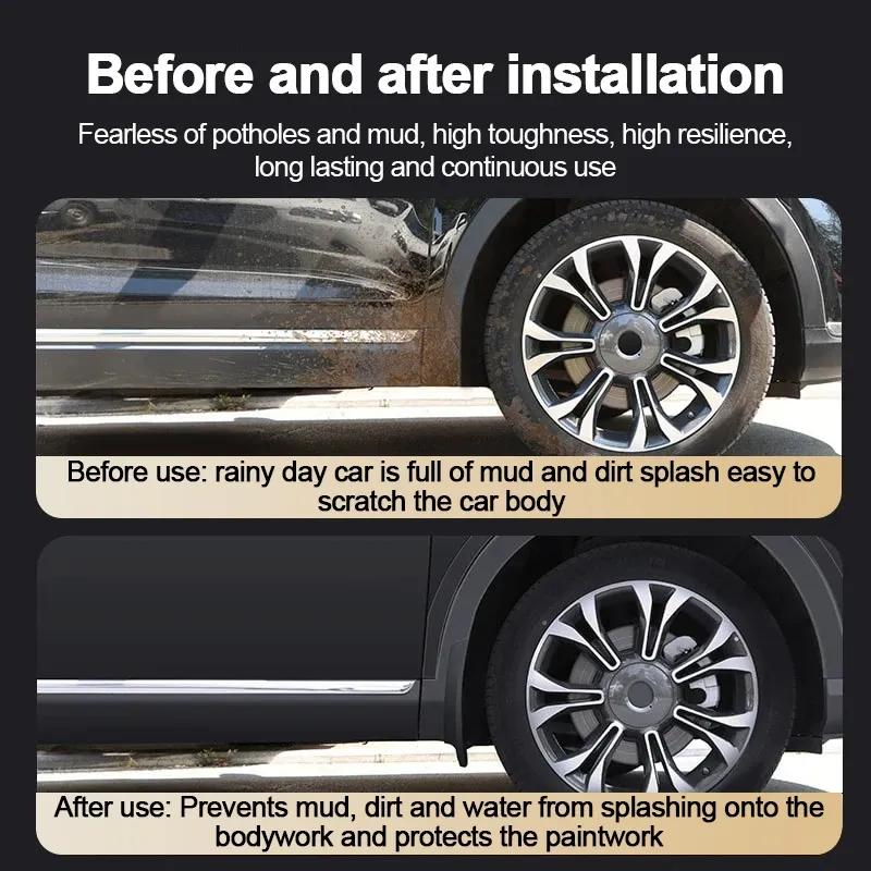 For Dongfeng Aeolus Yixuan GS -2025 Car Mud Flaps 4PCS Wheel Cover Splash Guards Fender Mud Flaps Mudguard Cars Accessories