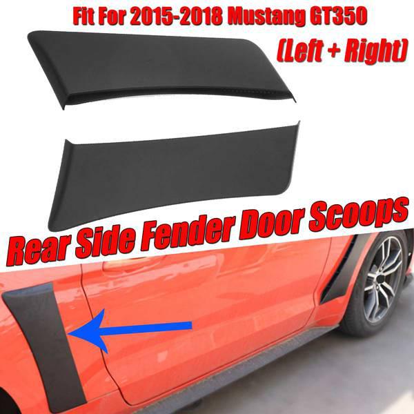 

Rear Mud Flaps for 2015-2018 Ford Mustang (1 Pair) None