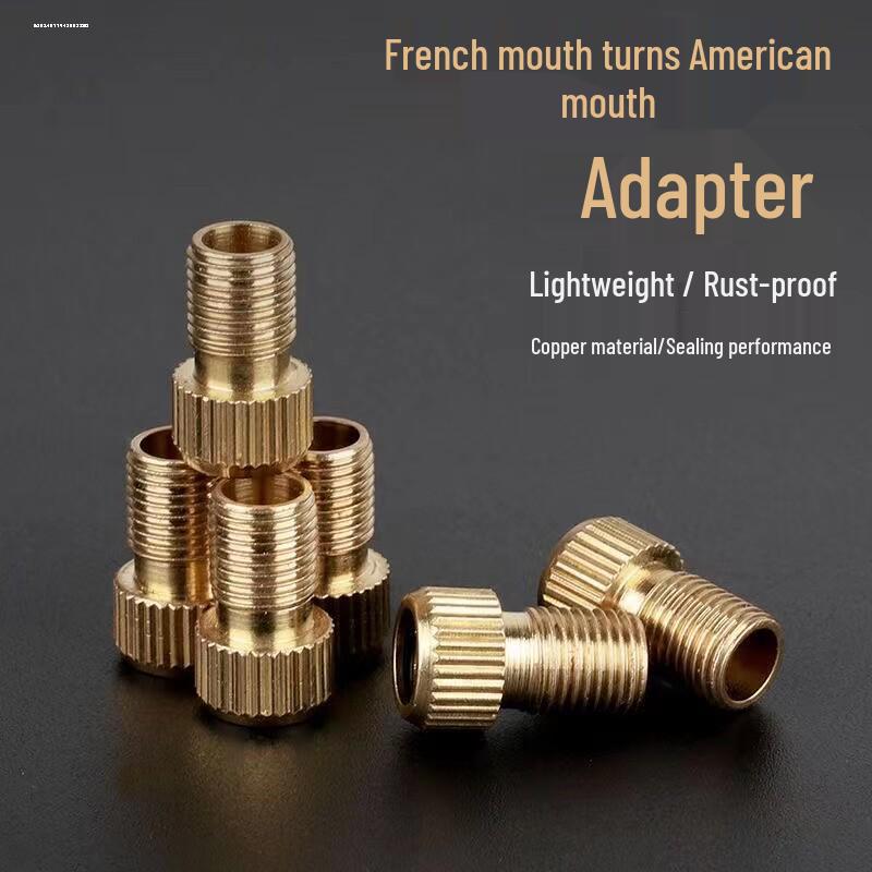 Presta To Schrader Valve Adapter for Easy Inflation - Compatible with Giant Road and French Style Mountain Bikes