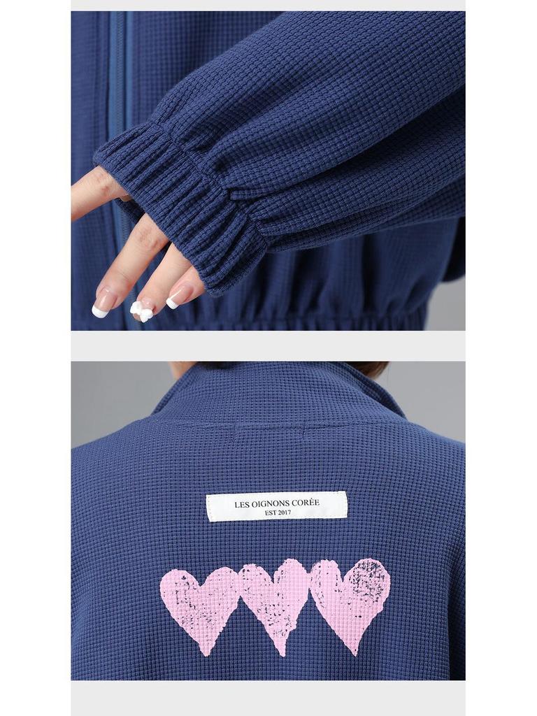 Spring & Autumn 2024 Women's Stylish Printed Thin Jacket - Small Size Casual Top