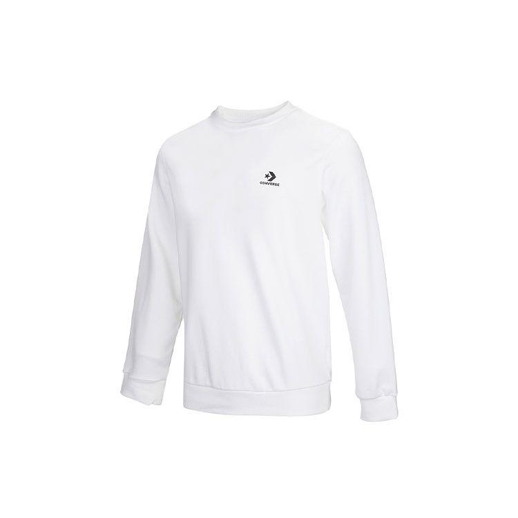 

Мужская повседневная толстовка с круглым вырезом Converse Sport Logo, белая 10020345-A16