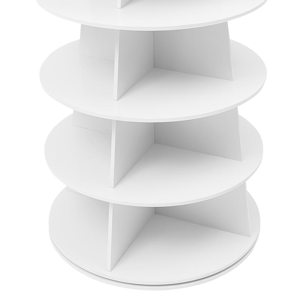 Rotating Shoe Rack, Spinning Shoe Rack, 360° Revolving Shoe Storage Organizer 10mm Thick PVC Sheets for Garages,Children's Rooms
