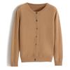 GMXIA Cardigan Women's Thin O Neck Loose Knit Long Sleeve Jacket Tops Air Conditioner Shirt