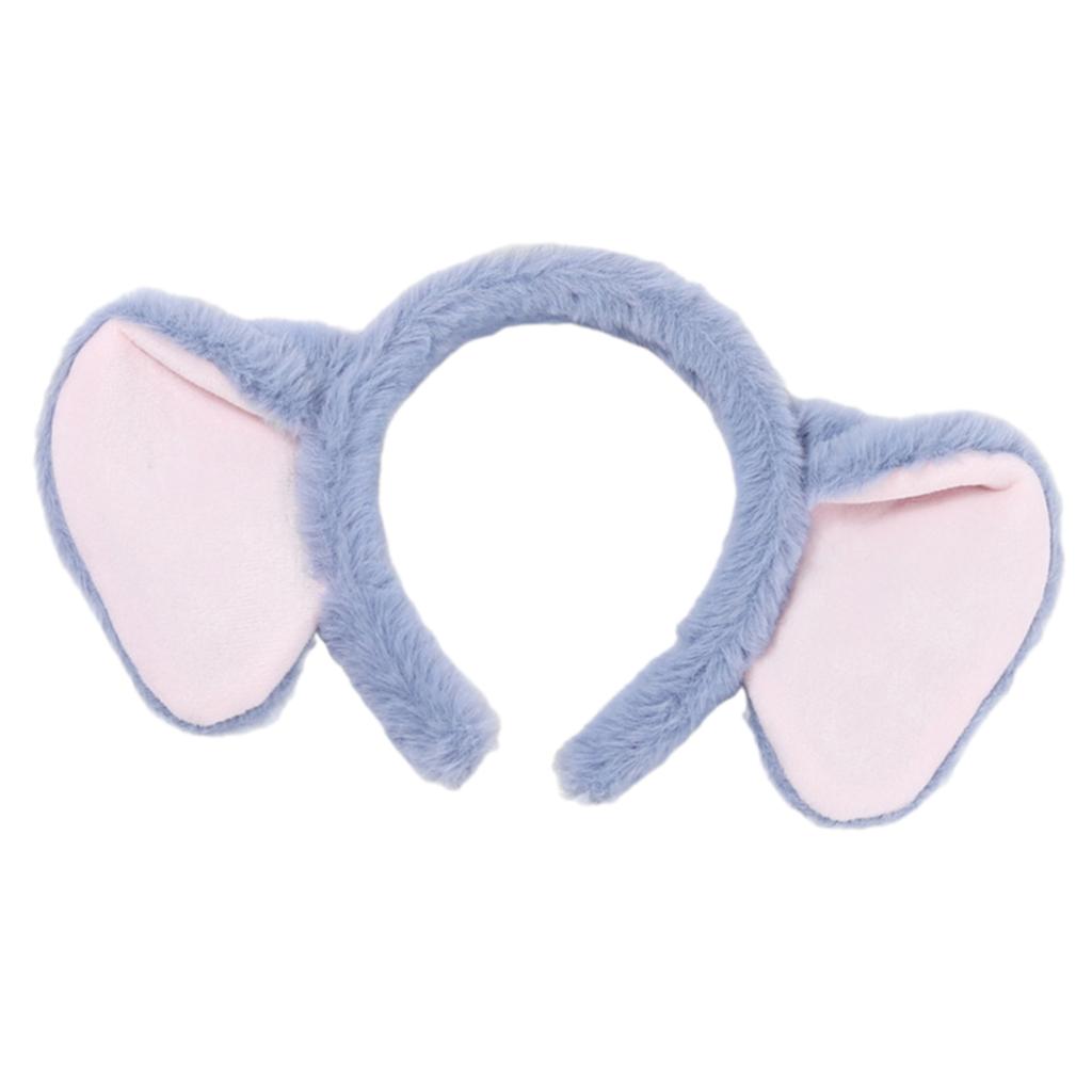 Eye Catching Elephant Cartoon Hairband Soft Plush Accessory Fashion Hairpieces Hair Ornament for Boys and Girls
