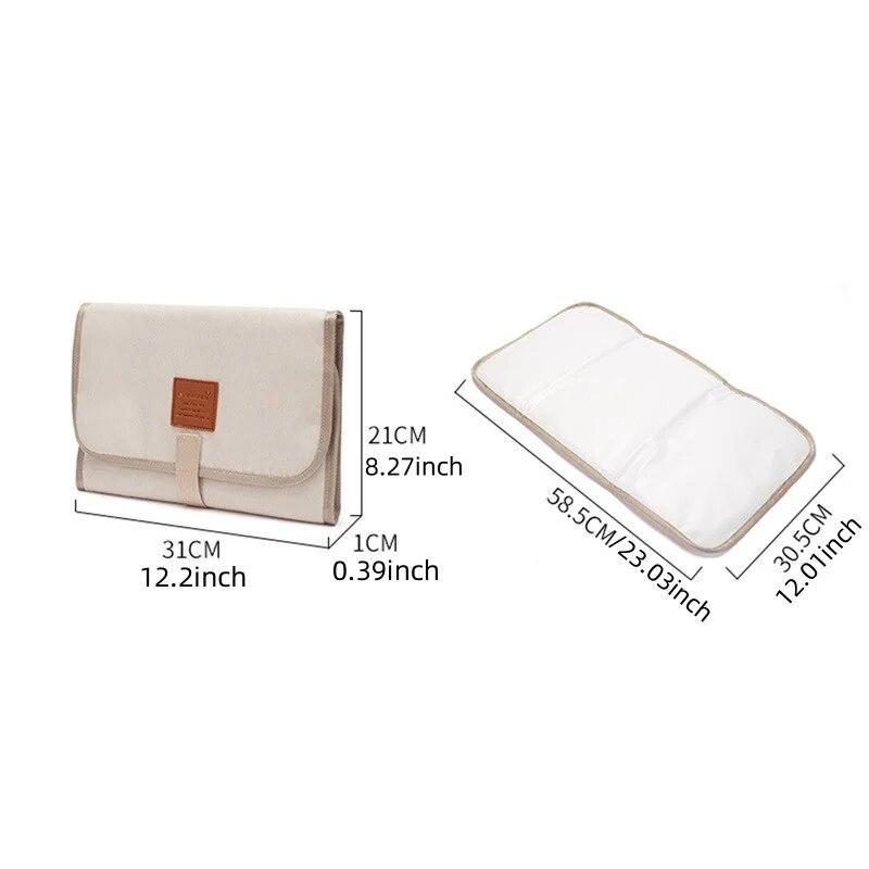 Foldable Baby Diaper Changing Pad Waterproof Newborn Diaper Pad Portable Toddler Changing Table Oxford Baby Diaper Sheet