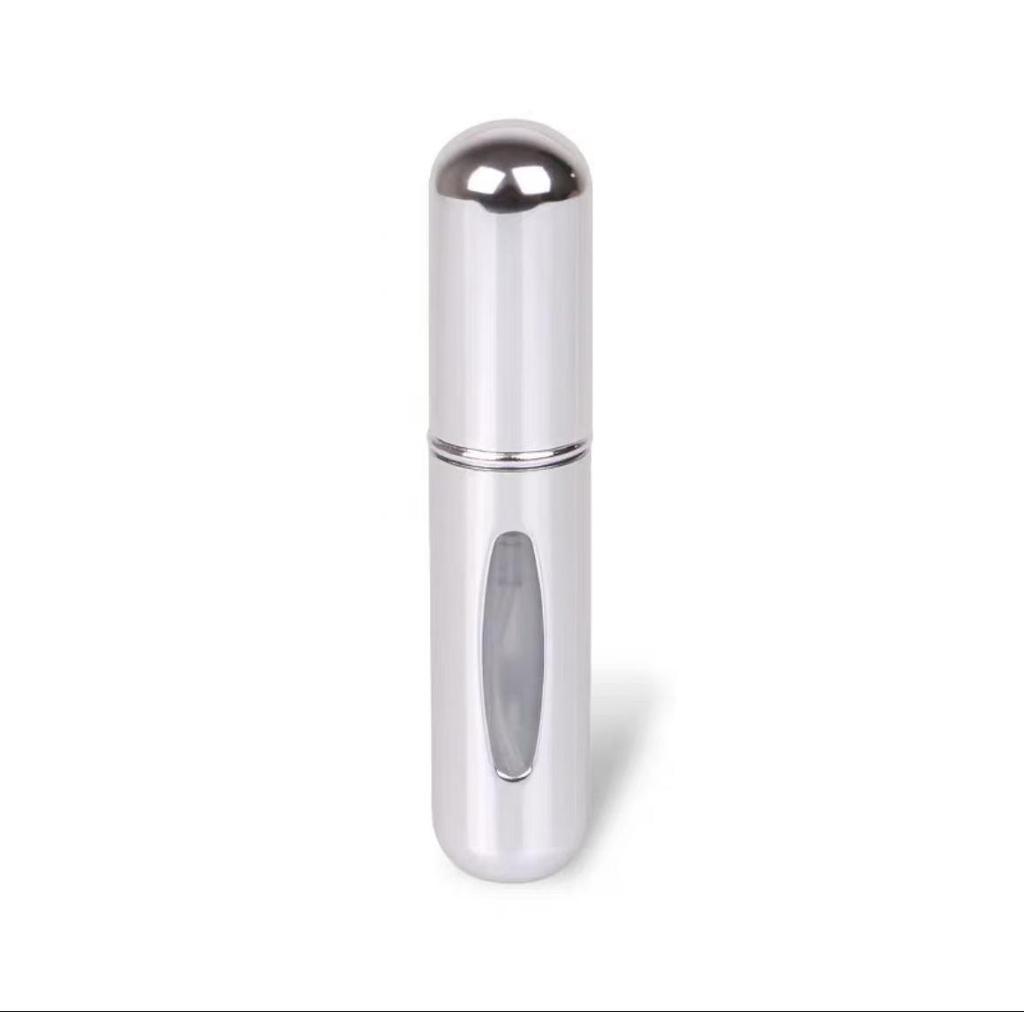 5ml Bottom-Fill Perfume Sub-Bottle with Plastic Liner and Press Spray