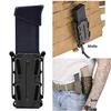 Tactical 9mm Single Magazine Pouch with Molle Clip Quick Release for  Holder Soft Shell Holster  Hunting Gear