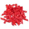 50pcs/lot Color Polka Dot Bow Ribbon Tied Bows for Clothing Gift Party Decoration DIY Hairpin Handcraft Accessories Materials