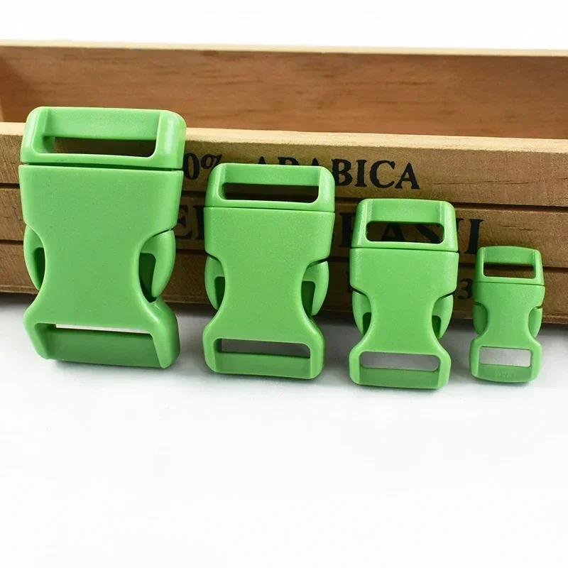 Meetee 10/20Pcs 10-25mm Plastic Side Release Buckle Bracelet Buckles Bag Strap Adjustable Dog Collar Clasp Leather Accessories