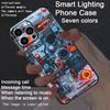 Custodia per Telefono Luminosa Circuito Stampato Cool Per Xiaomi 15T 14T 13T 12T Pro POCO F8 F7 Ultra X7 X8 Pro Vetro LED Flash Coperture Funda