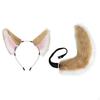 Ears And Tail Set Cosplay Accessories Plush Hair Clip Headwear for Fancy Party