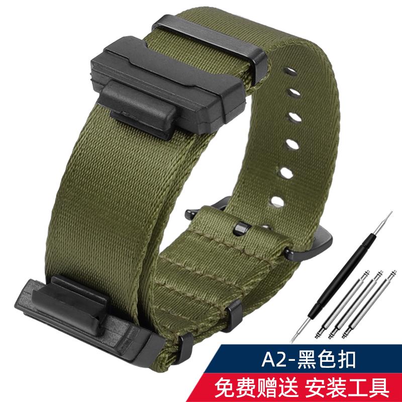 16mm Adapter+ Conversion Nylon Strap For Casio Gshock GA120 GA100 5600 GWM5610 DW6600 Watchband Accessories