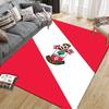 Southampton FC2 Flannel Pattern Square Carpet,Area Rug,Carpet Rug for Living Room Bedroom Sofa Playroom Decor,Non-slip Floor Mat