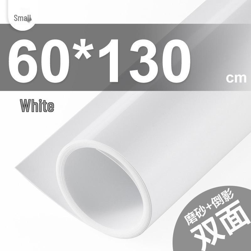 White Frosted PVC Photography Background Board - Waterproof Gray Reflective Cloth