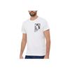 Calvin Klein Graphic Print Straight Cut Crew Neck Short Sleeve T-Shirt Men Tops White J30J324640-YAF