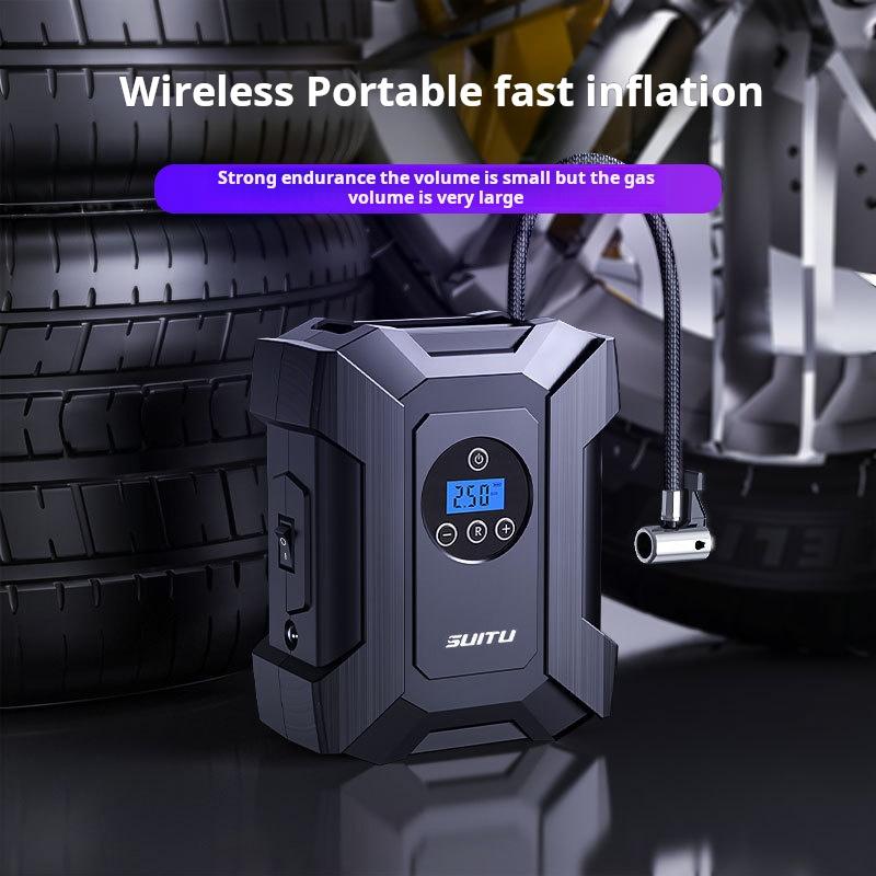 Car Mounted Inflation Pump Portable Inflation Pump Car Tire Inflation Pump Multifunctional Inflation Pump 12v Car Inflation Pump