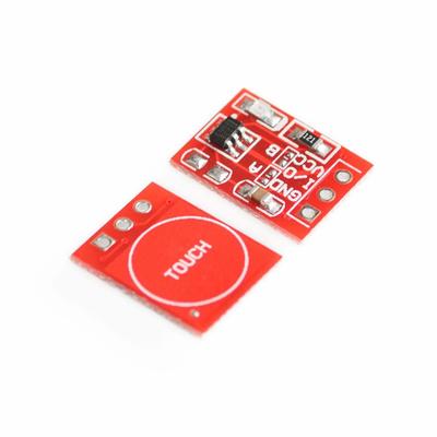 50PCS/LOT NEW TTP223 Touch Button Module Capacitor Type Single Channel Self Locking Touch Switch Sensor