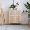 VidaXL Louvre Doors 4 Pcs Solid Pine Wood 39.5x39.4 Cm