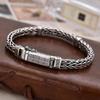 Herren Viking Armband Silberbeschichtete Kette Manschette Armreif Vintage Nordisch Punk Hip Hop Armband Schmuck Geschenk für Männer
