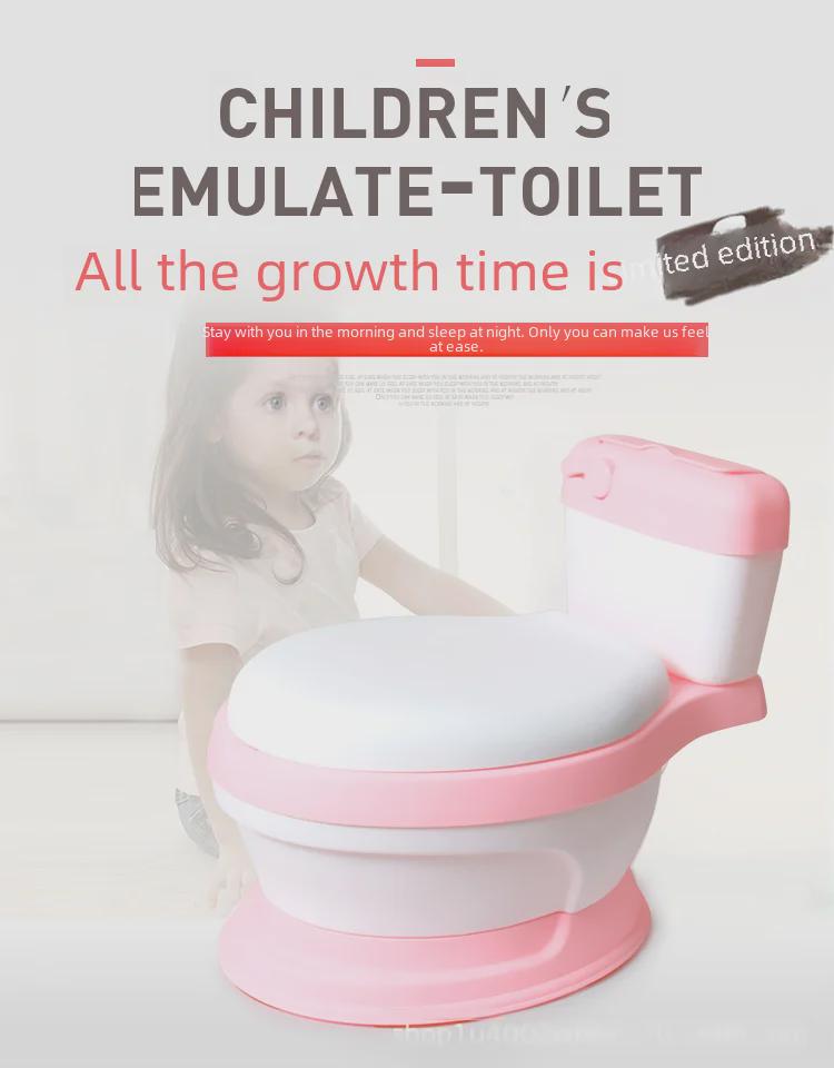 Kids' Potty Training Urinal: Unisex Infant Toilet with Simulation Design