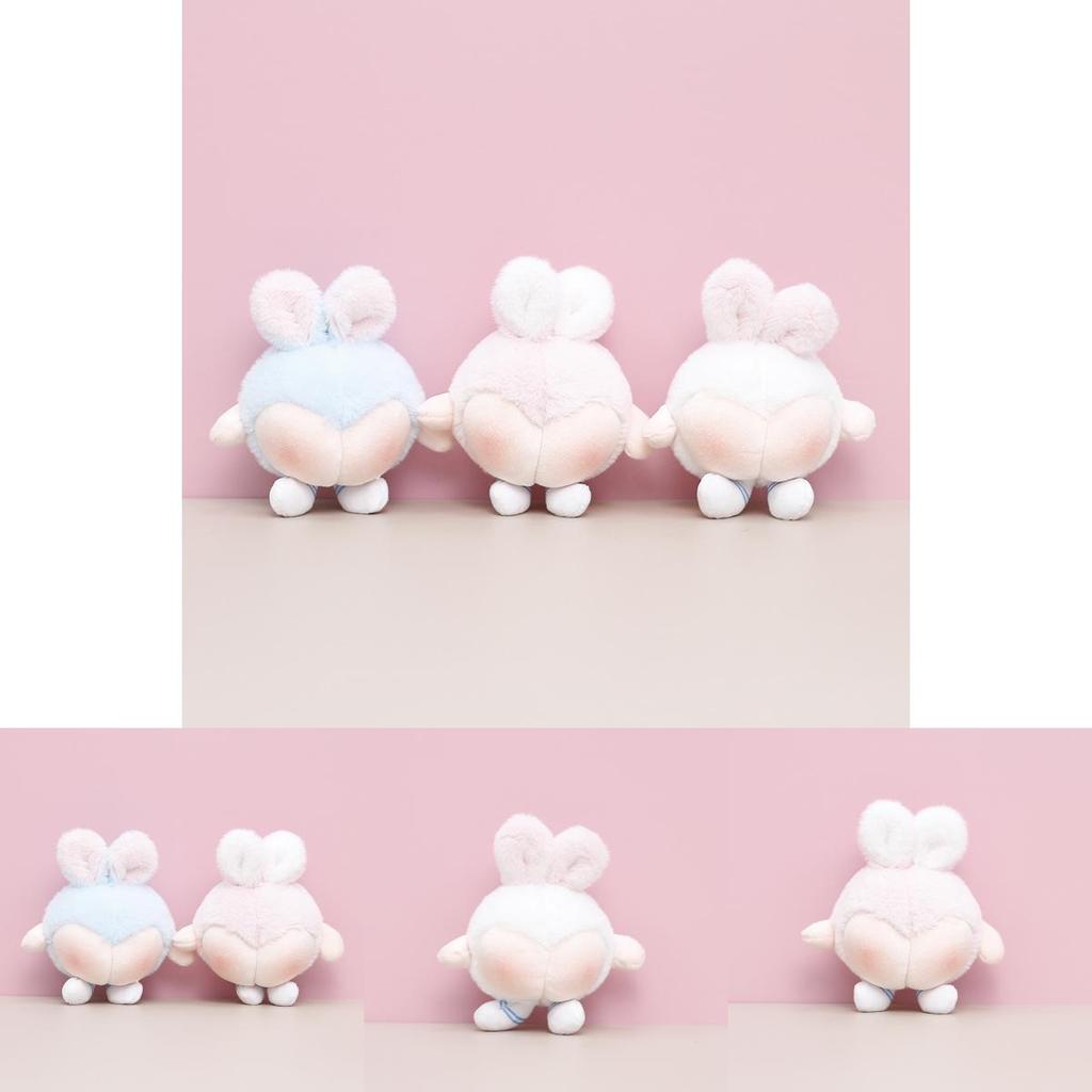 Adorable Plush Rabbit Butt Keychain Cute Stuffed Animal Doll For Wedding Gifts