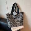 2025 Summer New Chinese Style Fashion Simple and Aesthetic Style Personalized Shoulder Bag Tote Bag Women's Large Capacity