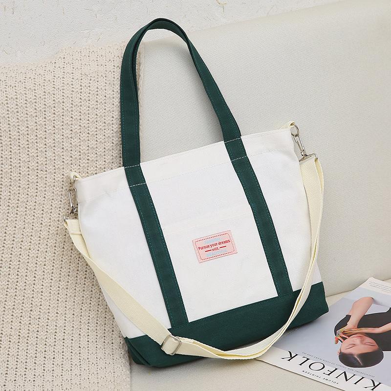 

Новый продукт сумка-тоут женская на плечо студенческая сумка ленивая холщовая сумка большой вместимости сумка для покупок поддерживает кастомизацию