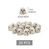 20PCS Miniature Resin Pumpkins Mini Skulls Ghost for Decorating Halloween Party Gifts Home Garden Decoration Craft DIY