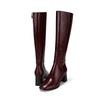 BARBARA Leder Atmungsaktive Lange Stiefel 6,5cm Bbg851wn