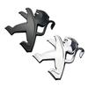 10.3x11cm Alloy Car Front Emblem Rear Trunk Badge Sticker for Peugeot 106 207 208 301 307 308 407 408 508 2008 3008 4008 5008