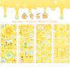MINKYS New Arrival 4pcs/lot Kpop Photocard Decorative Stickers Laptop Decorative Sticker School Stationery