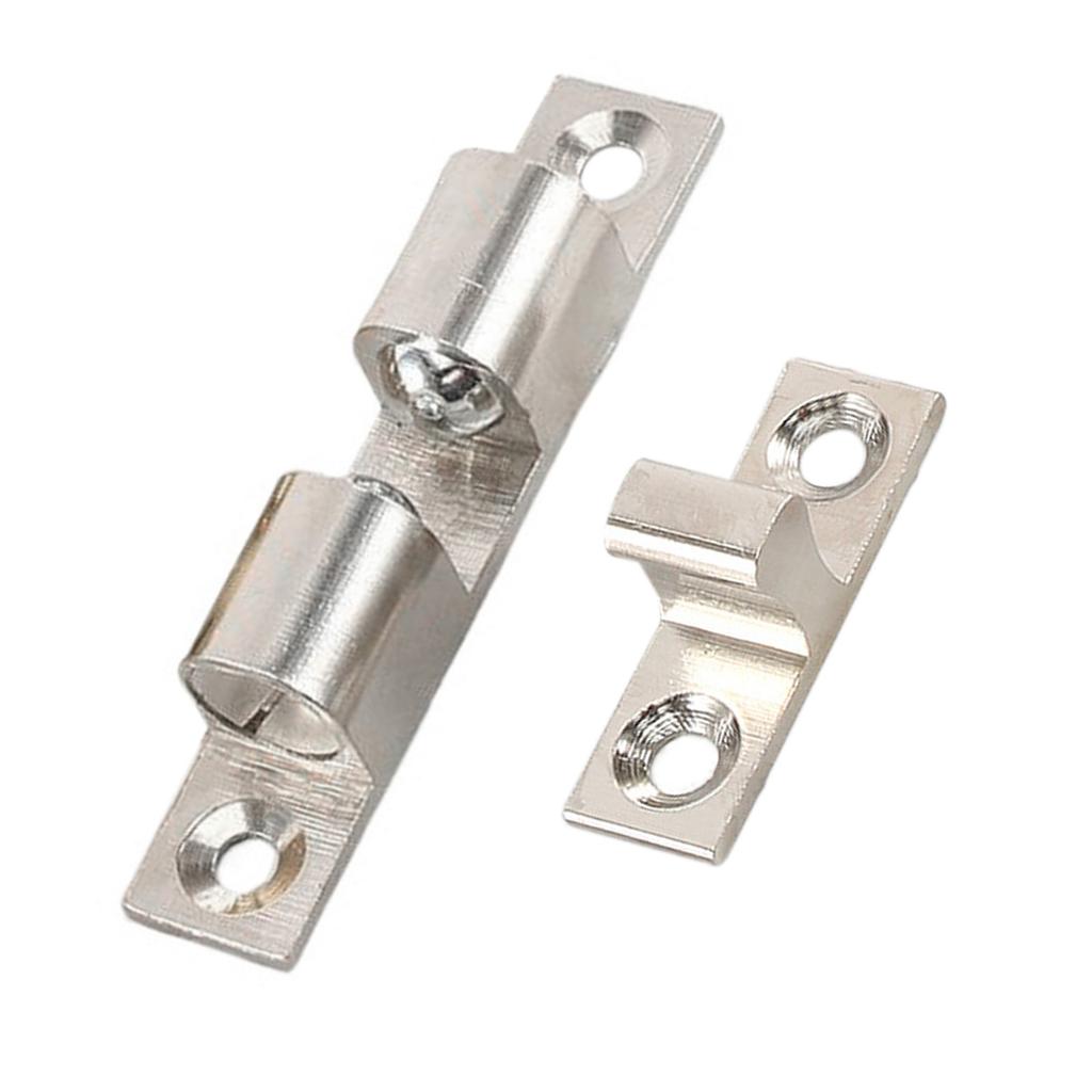 Adjustable Solid Brass Double Beads Tensioner Latches Accessory for Cabinet and Furniture Door Daily Use