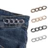 Waist Buckle Pants Button Tightener Zinc Zinc Alloy Twist Chain Brooches  Trousers