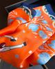 Floral Printed Silk Like Square Scarf For Women Summer Sun Protection