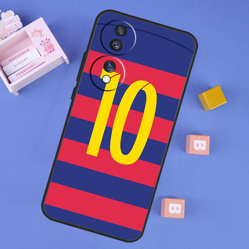 Чехол FootBall Номер 10 7 для Honor Magic 6 Pro 5 Pro 50 70 90 Lite X6 X7 X8 X9 X8b X9b X6a X7a X8a X9a Honor 8X