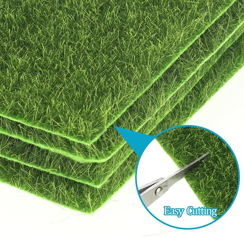 10/20 Pcs Simulated Moss Green Moss Lawn Turf Background Wall Display Window, Bonsai Green Plants Decorative