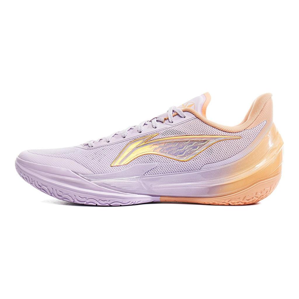 Li Ning Blade 5 V2 Basketballschuhe Herren Niedrig geschnitten Lila ABAV059-7